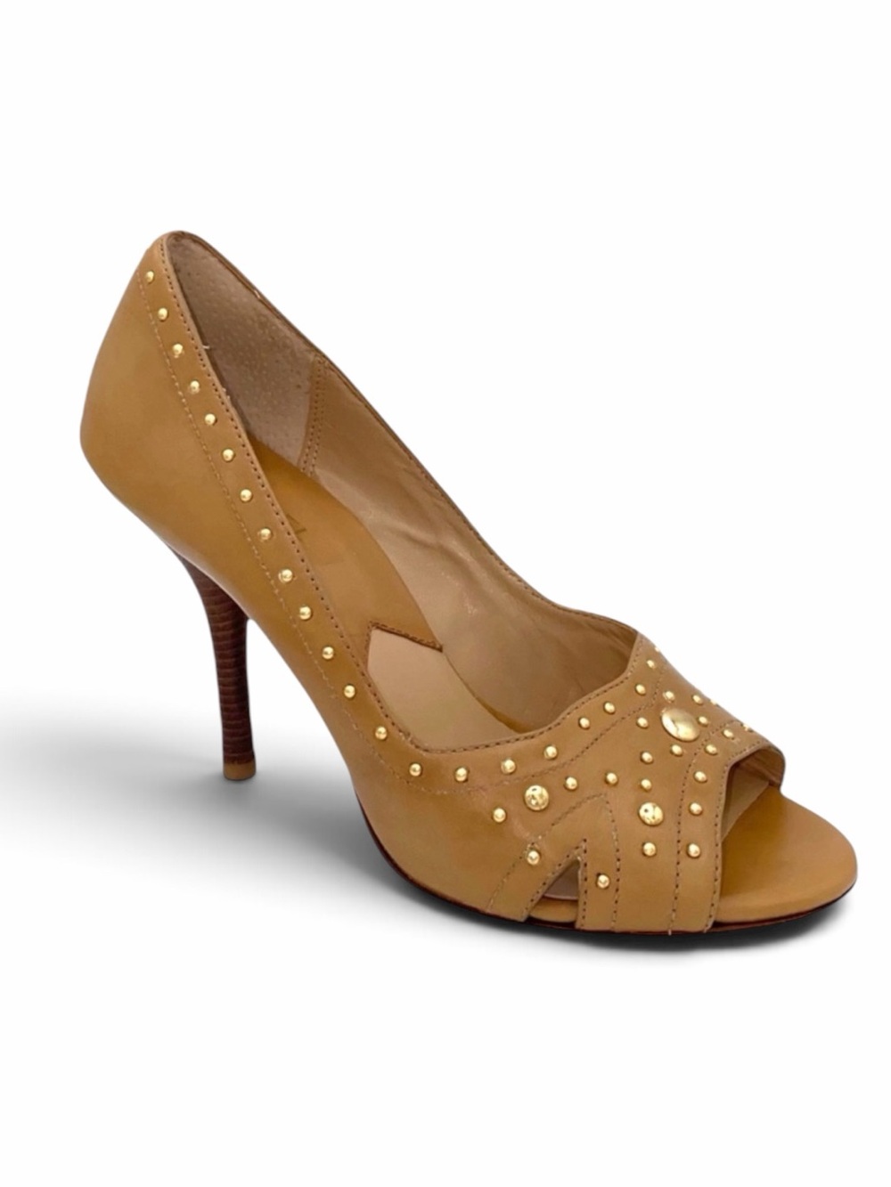 Michael Kors Studded Peep-toe Heels